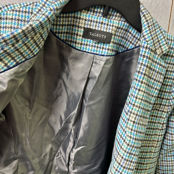 TALBOTS Wool 2-Button Blazer / Suit Jacket - Picture 6 of 13
